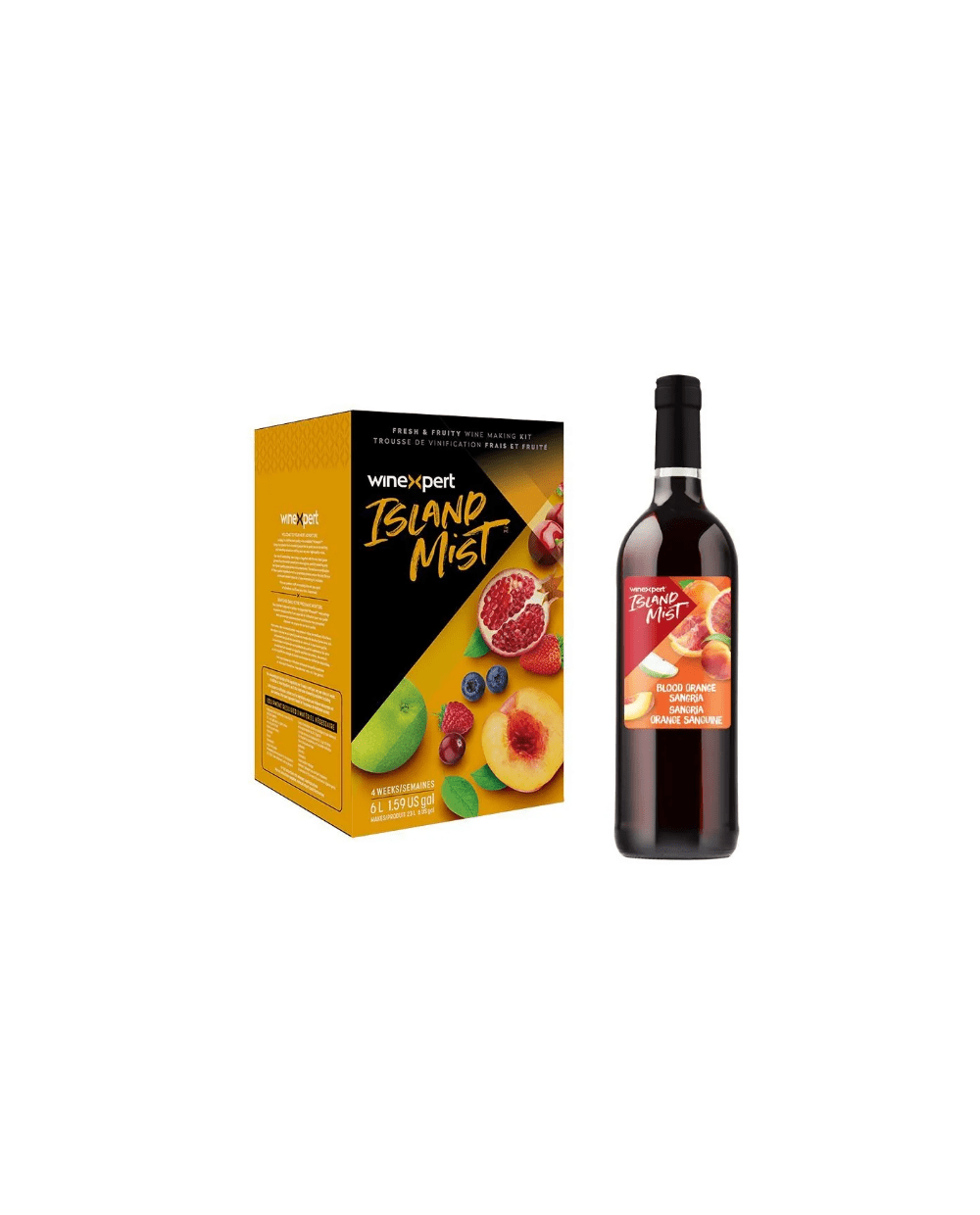 Island Mist Blood Orange Sangria Wine Making Ingredient Kit 