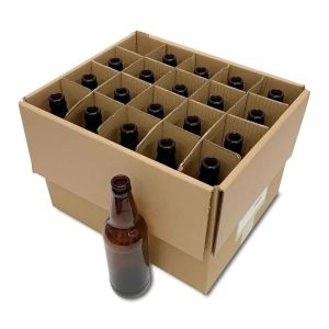 Brown Glass Beer Bottles 500ml x 20
