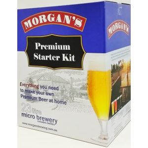 Morgans Beer Making Starter Kit with a Blue Mountain Lager kit