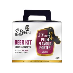 St Peters Plum Porter Home Brew Beer Kit Box