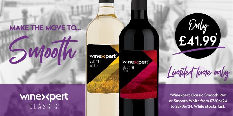 Classic Smooth Red and White Wine Kit Offer Banner